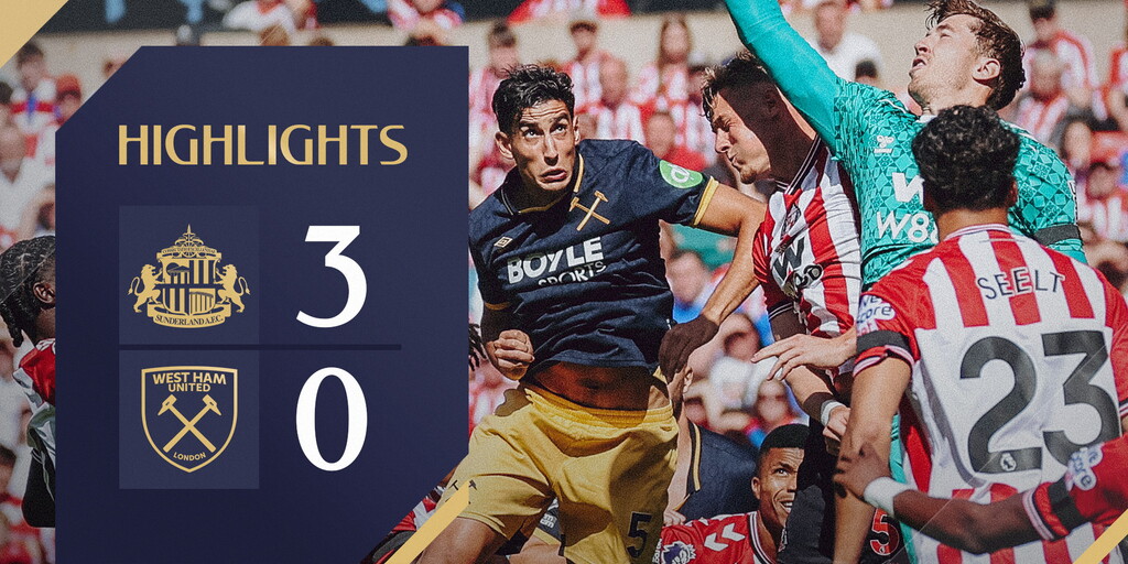 Extended Highlights | Sunderland 3-0 West Ham United