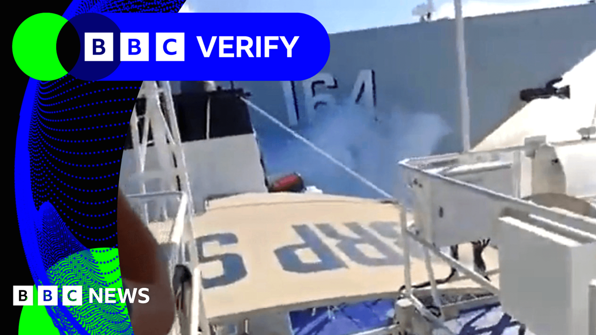 BBC Verify Live: Assessing footage said to show collision between Chinese ships in South China Sea