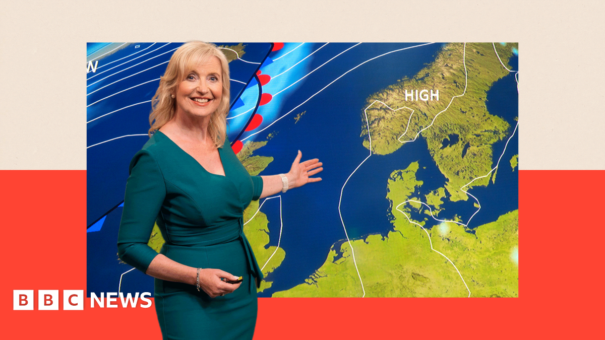 Carol Kirkwood on BBC Breakfast.