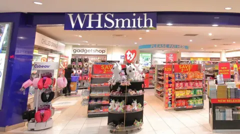 Getty Images A WH Smith shop in an airport