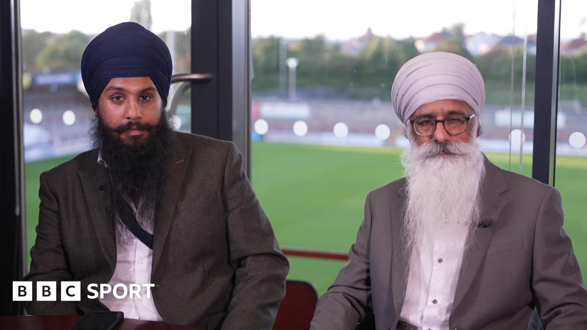 Panjab Warriors members Gurpreet Singh and Ropinder Singh speak to the BBC