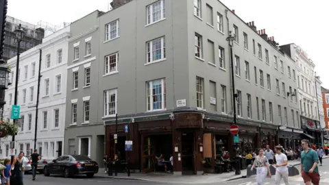 Reuters The exterior of Soho House in  Greek Street, London