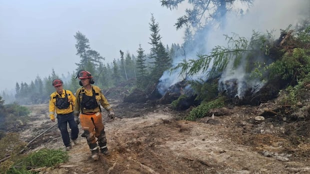 Wildfire outside Moncton shrank Tuesday, but residents remain wary