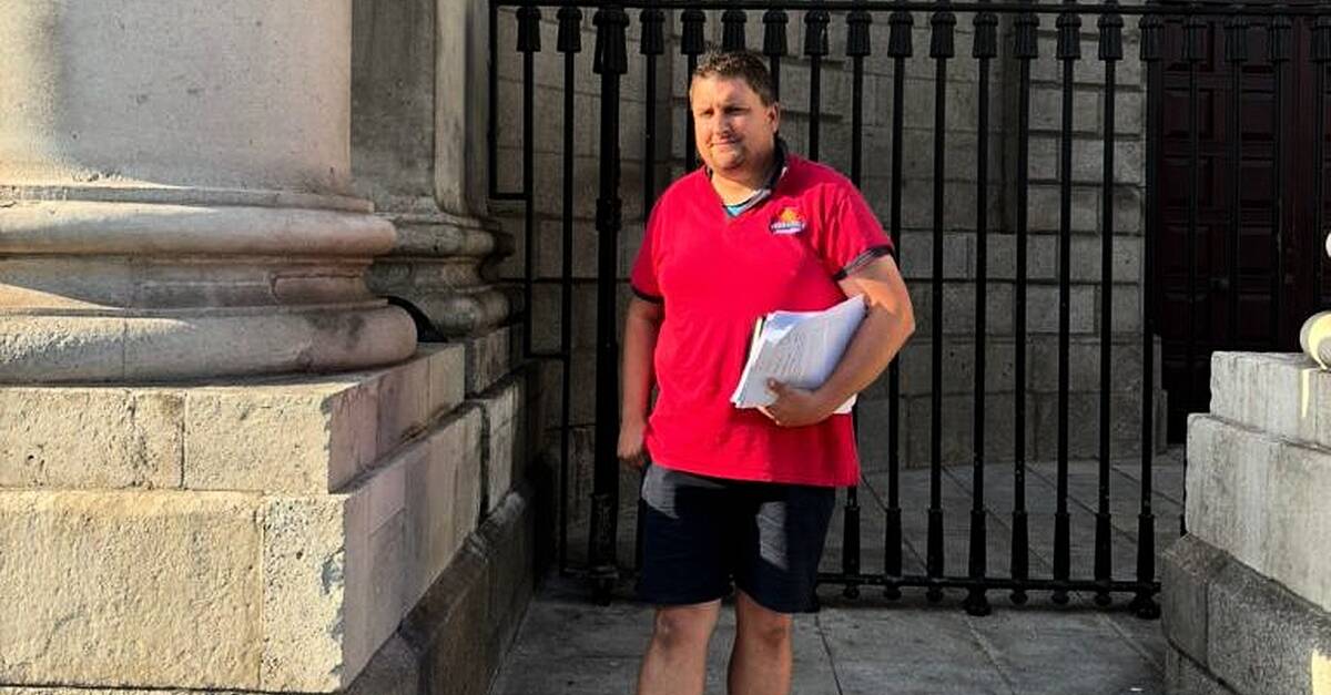 'I went to court in my shorts and represented myself'