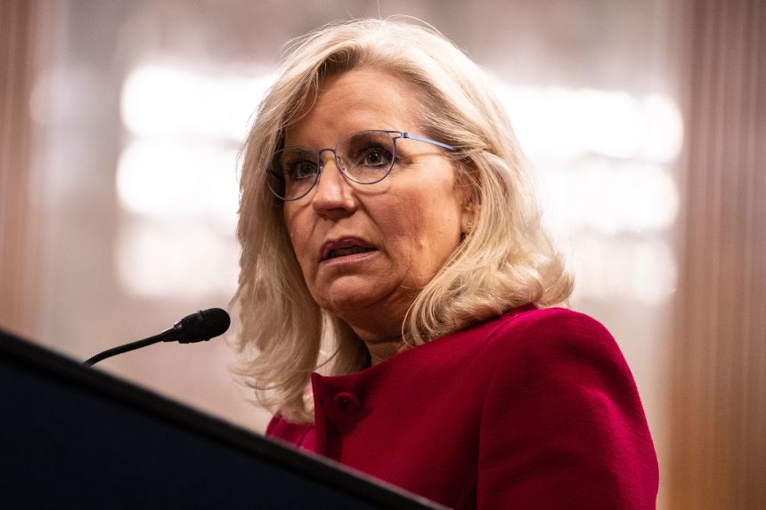 Liz Cheney, a former representative from Wyoming.