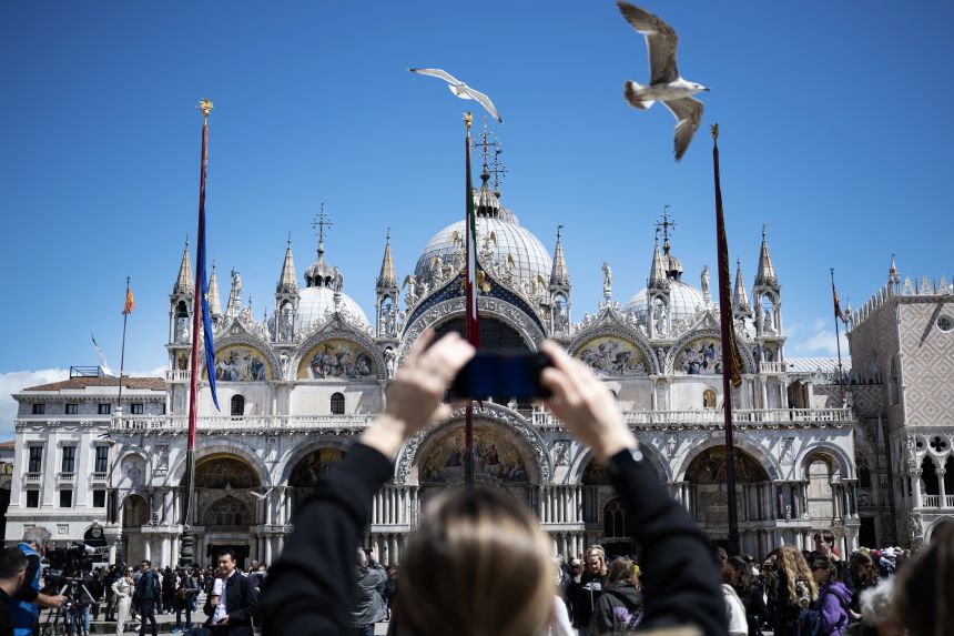 The number of residents in Venice has plummeted as visitor numbers to the city continue to rise.