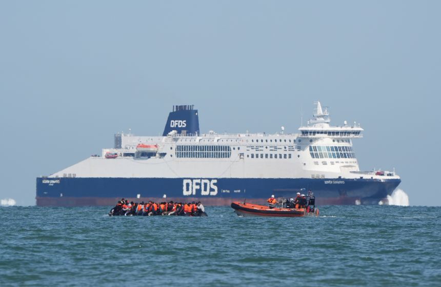 UK Prime Minister Keir Starmer has pledged to “smash the gangs” of smugglers to try to reduce the number of arrivals.