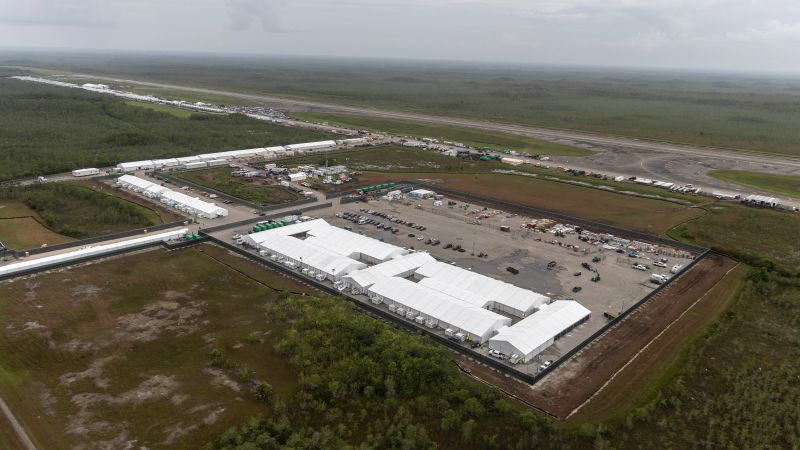 Judge considers whether Florida’s ‘Alligator Alcatraz’ detention center violates environmental law