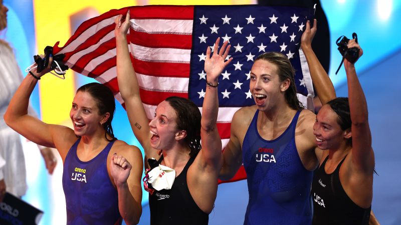 US overcomes outbreak of ‘acute gastroenteritis’ to top swimming medal table at World Aquatics Championships