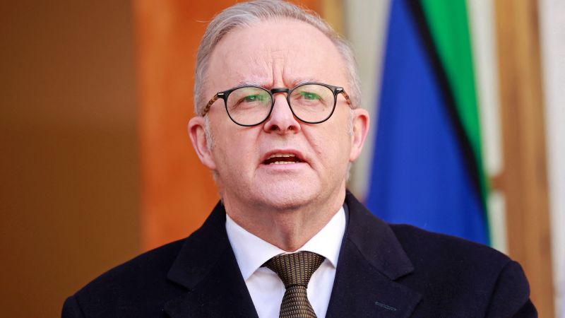 Australia to recognize Palestinian state, leaving US increasingly isolated among key allies