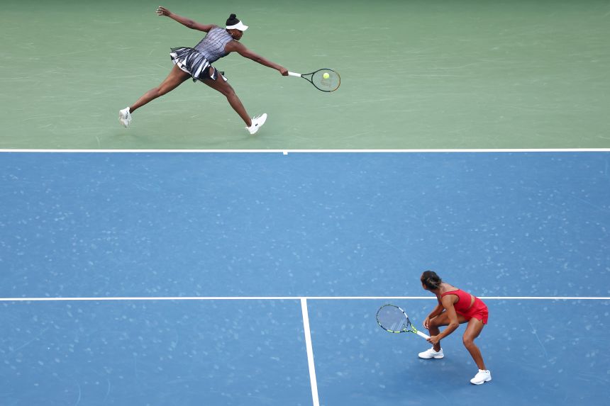 Venus Williams and Leylah Fernandez are playing together for the first time.
