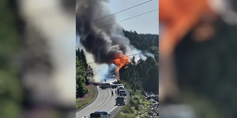 Fire Guts Former Lodge on New World Island