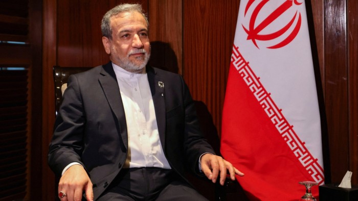 Iranian foreign minister Abbas Araghchi