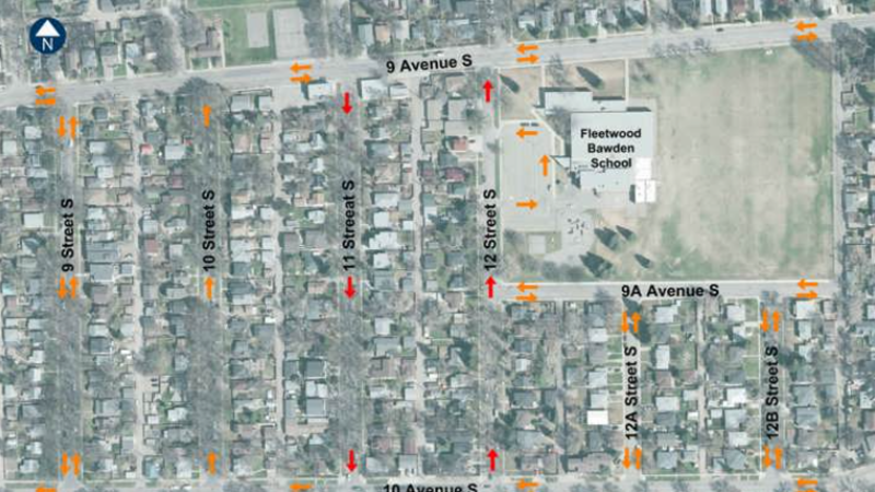 New one-way streets in south Lethbridge start Wednesday
