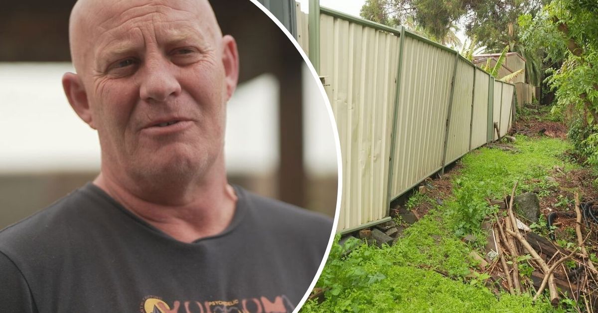 Bob's home of 30 years is being swallowed up by a creek