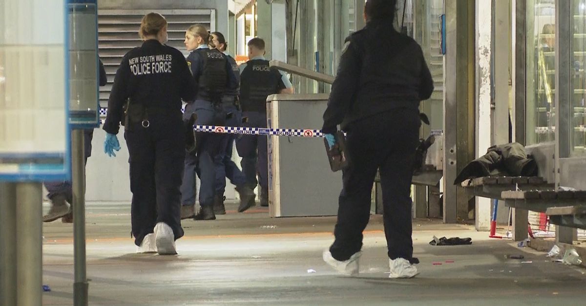 Young man stabbed to death at Sydney bus terminal, police investigating if gang-related