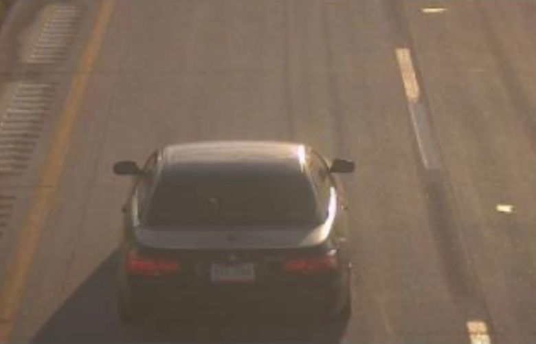 An image captured by a license plate reader owned by Nebraska State Patrol captures Tamura's BMW driving eastbound on Interstate 80 on July 27 at 6:45 a.m. MDT.