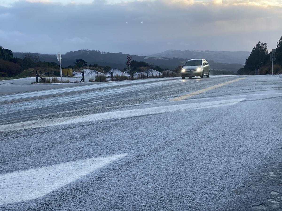 Highway reopens, care still urged on roads