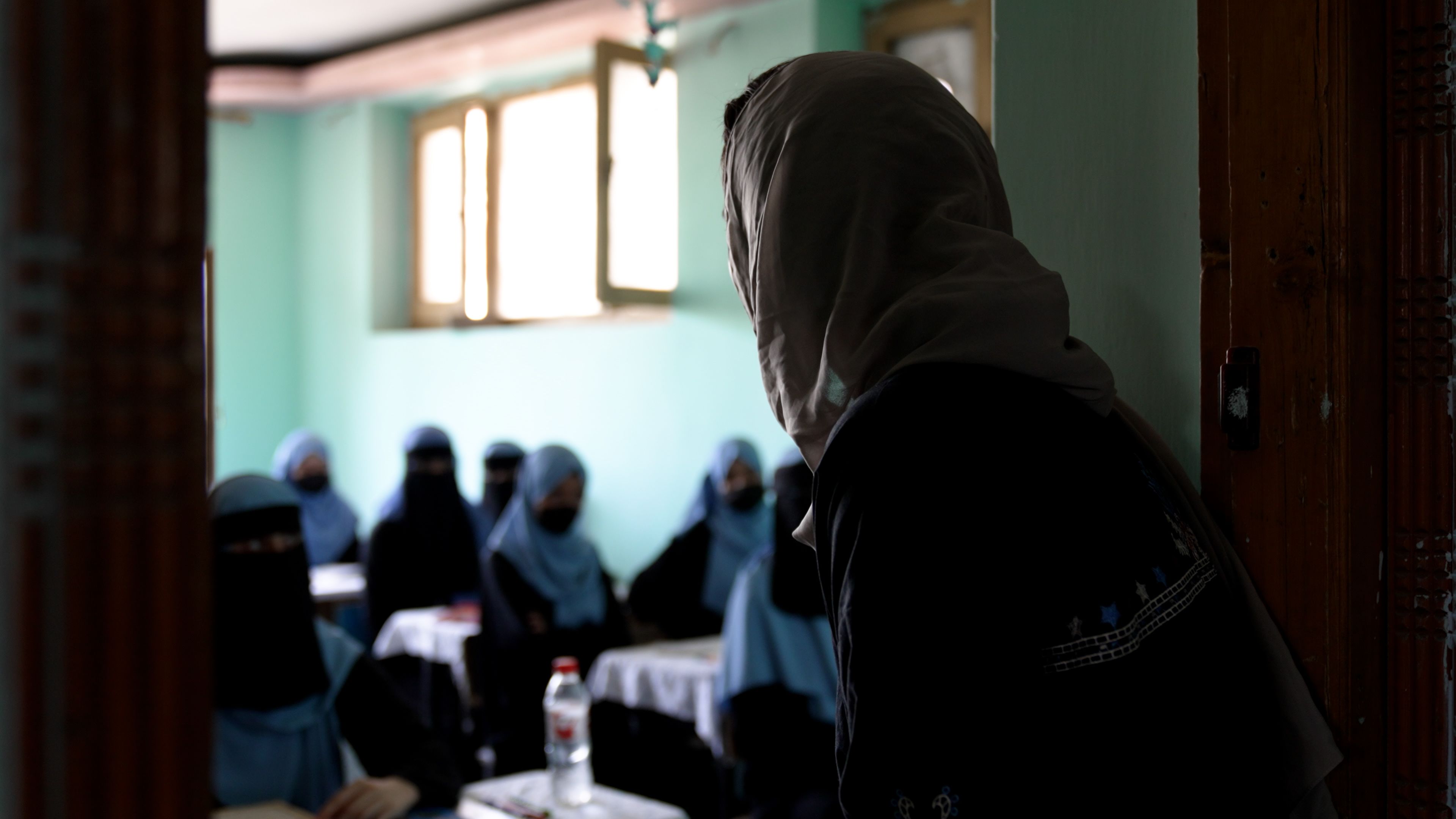 Isobel Yeung visits a girls' madrasa in Kabul, Afghanistan, in June 2025.