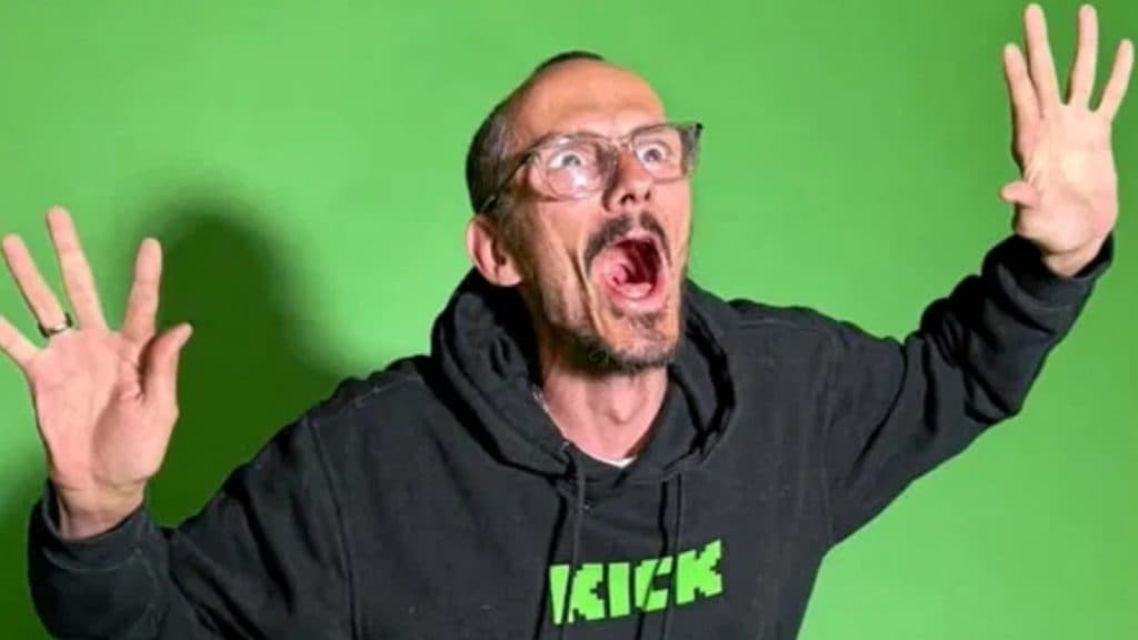 Kick streamer Jean Pormanove screaming