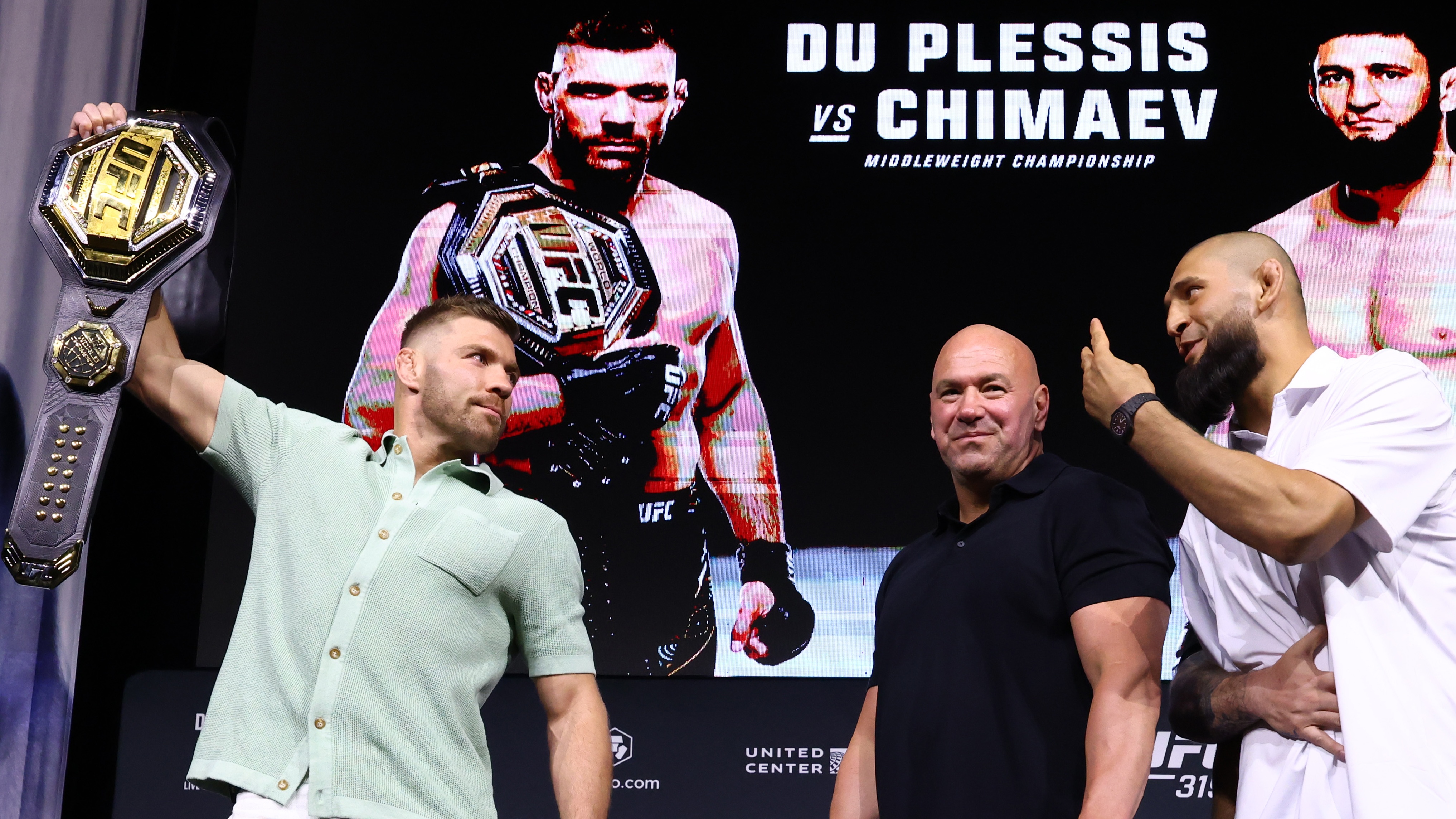 Du Plessis, Khamzat Chimaev, UFC 319, Middleweight belt, Dana White