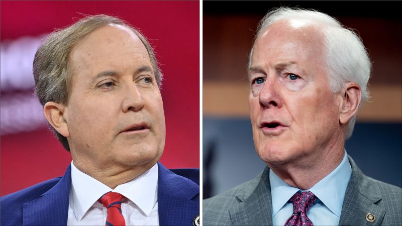 Paxton and Cornyn, locked in US Senate primary, use official power in redistricting fight