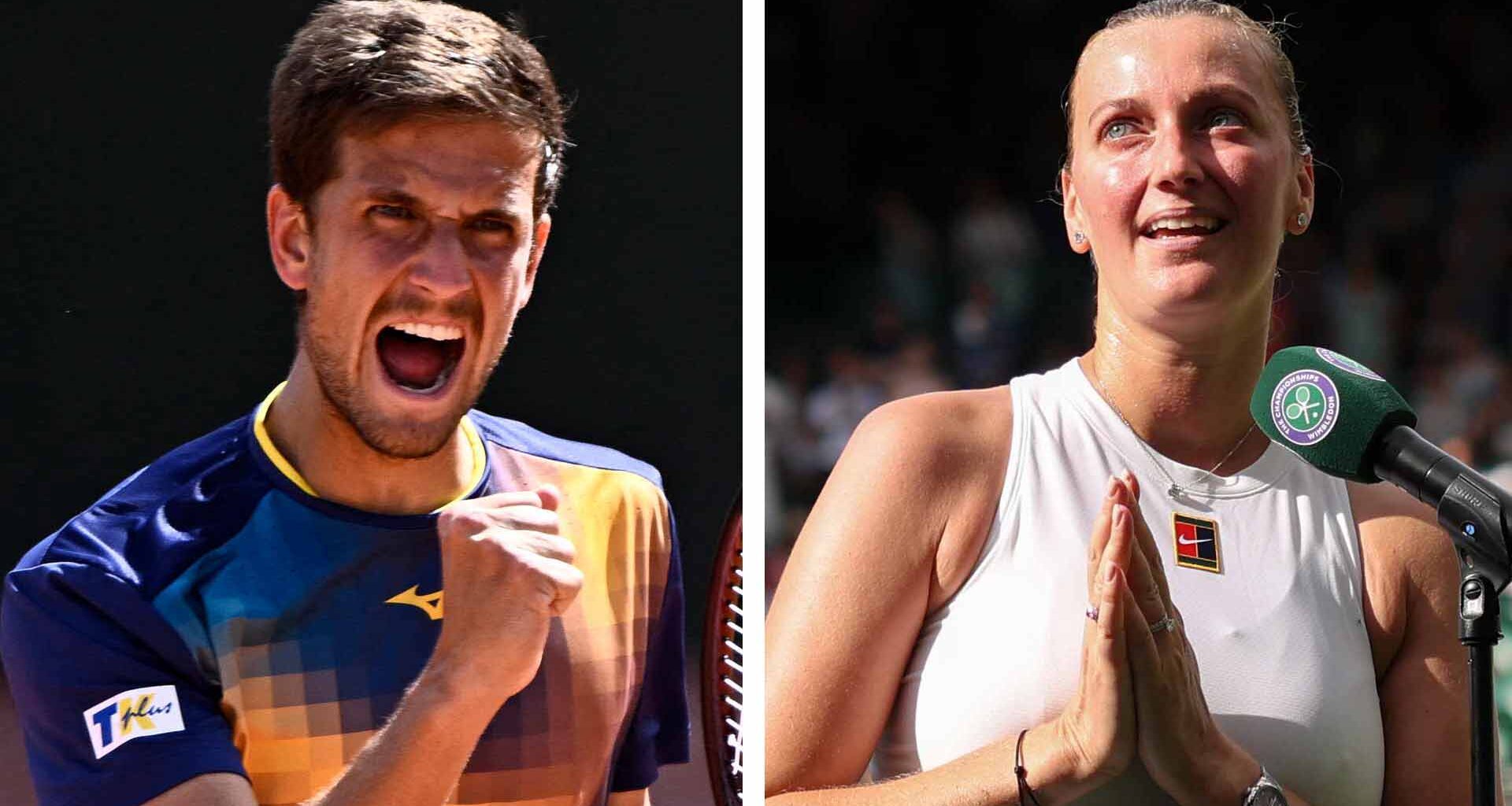 Vit Kopriva and Petra Kvitova are from the same small town, Bilovec, in Czechia.