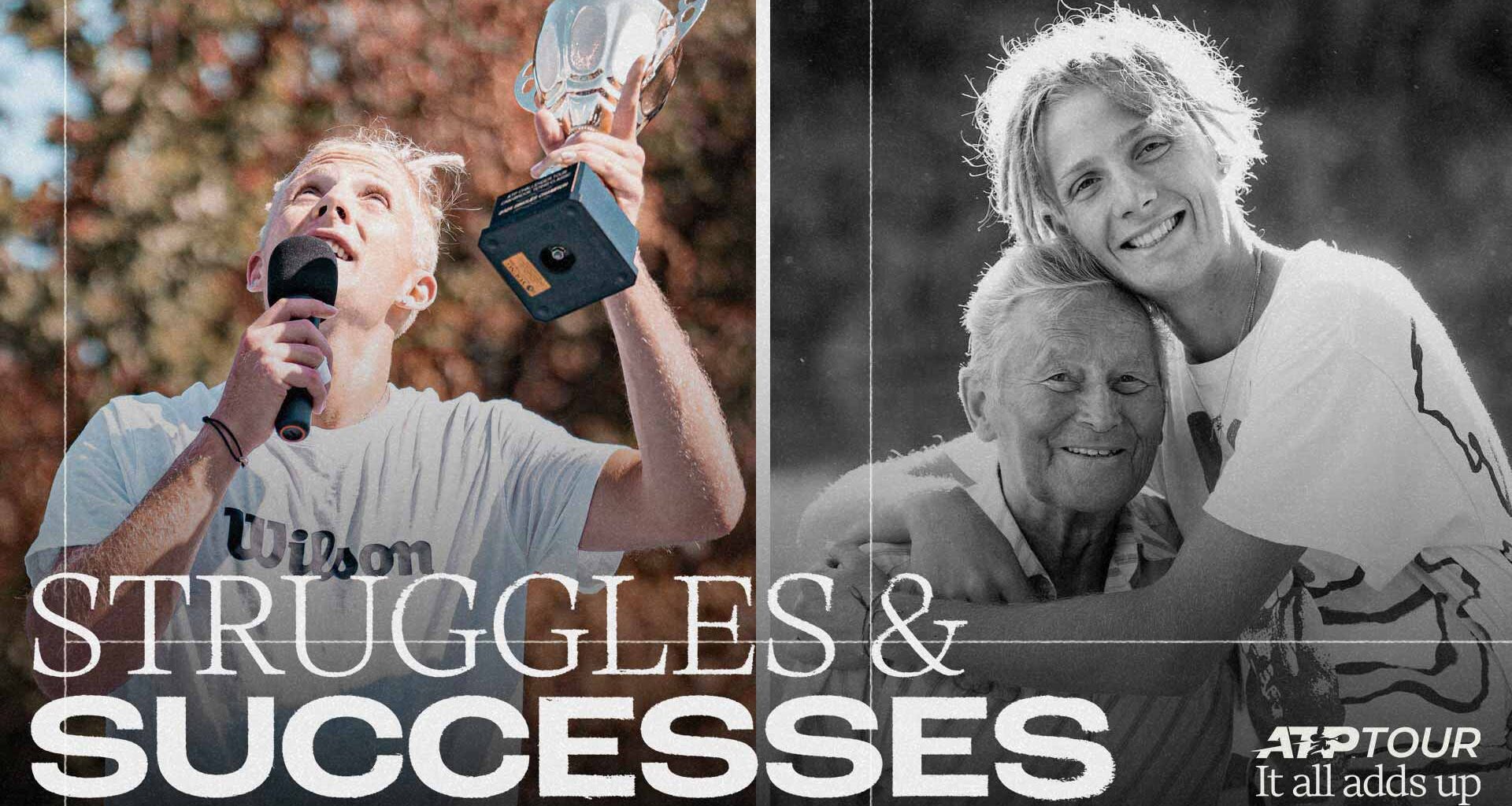 Mark Lajal dedicated his title at the Bloomfield Hills Challenger to his late grandfather, Tõnu Lajal.