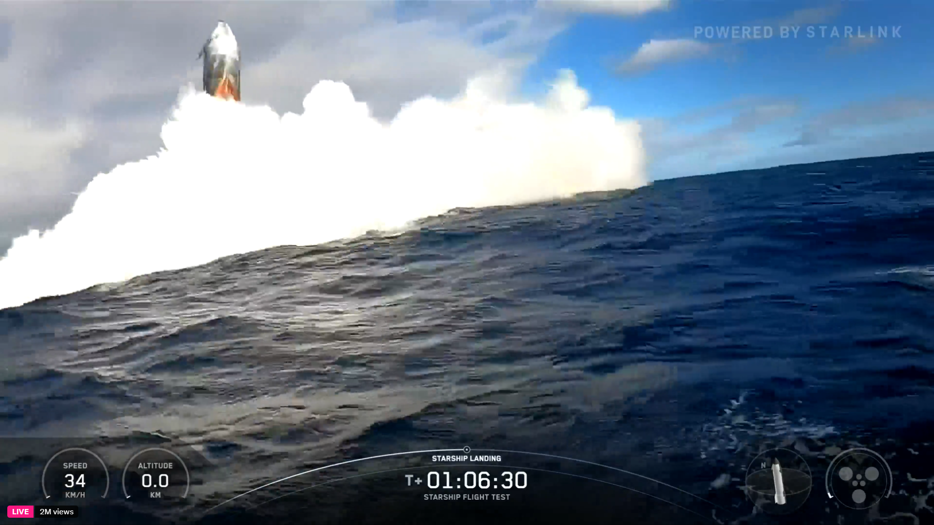 SpaceX Starship Flight 10 landing