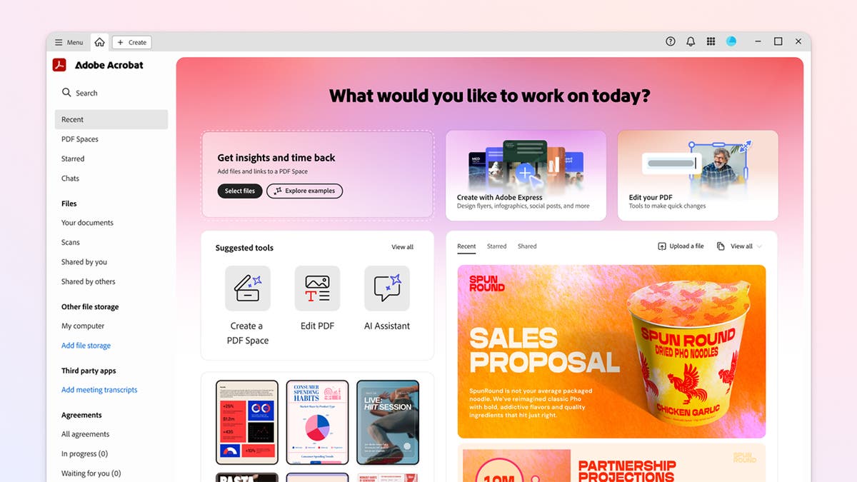 Acrobat Studio Delivers New AI-Powered Home for Productivity and Creativity with PDF Spaces, Express Creation Tools, AI Agents
