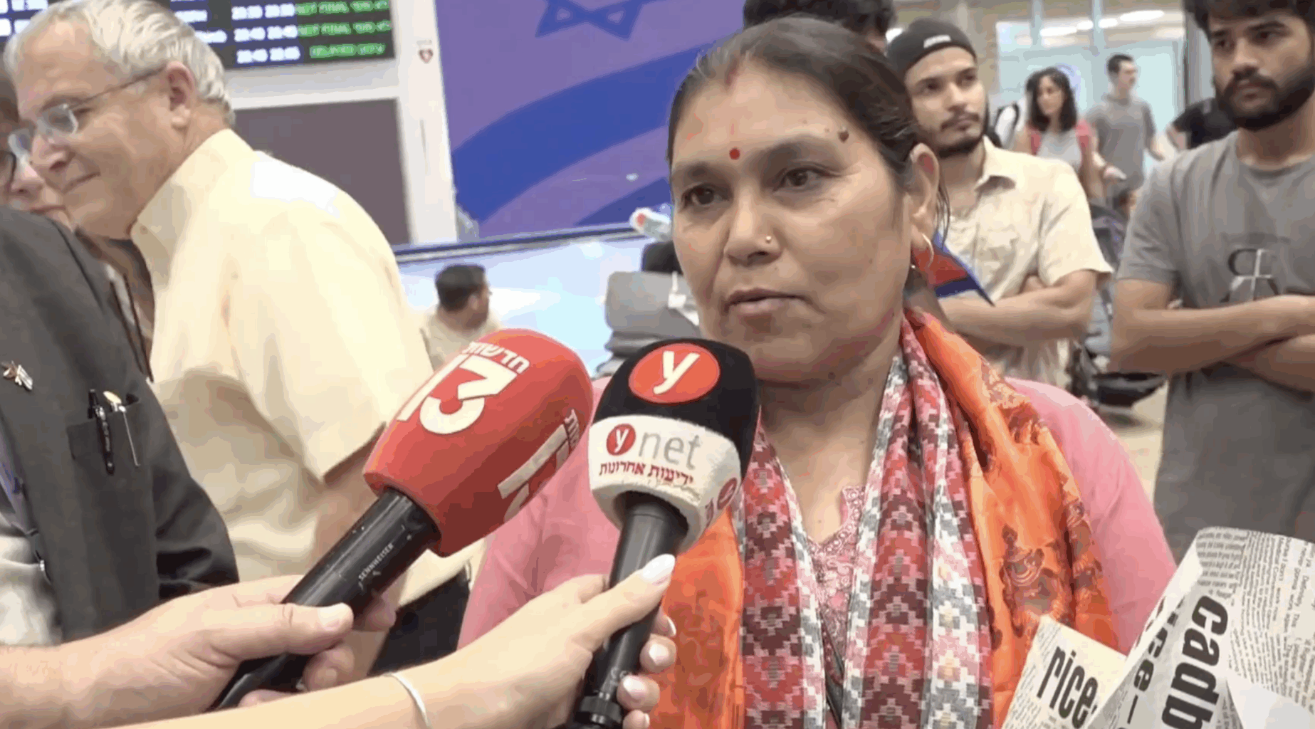 Family of Nepalese hostage Bipin Joshi arrives in Israel to seek son’s return