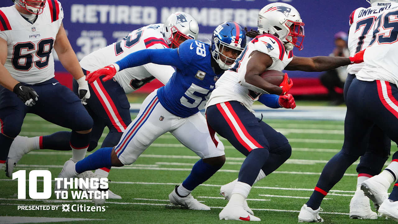 10 things to watch in Giants vs. Patriots