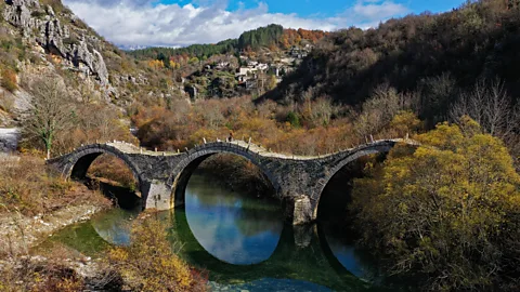 Getty Images Zagori is known for its many arching stone-built bridges (Credit: Getty Images)