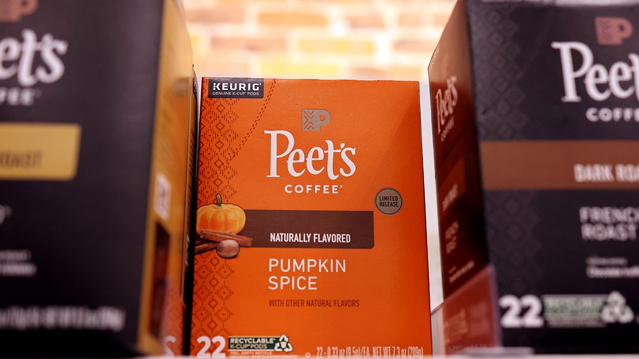 Boxes of Peet's Coffee Keurig coffee K-Cup pods