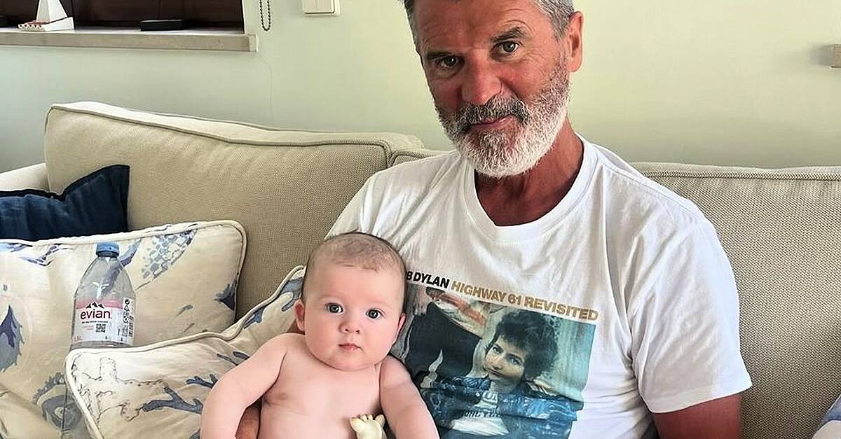 Roy Keane shares photos with grandchildren to mark 54th birthday