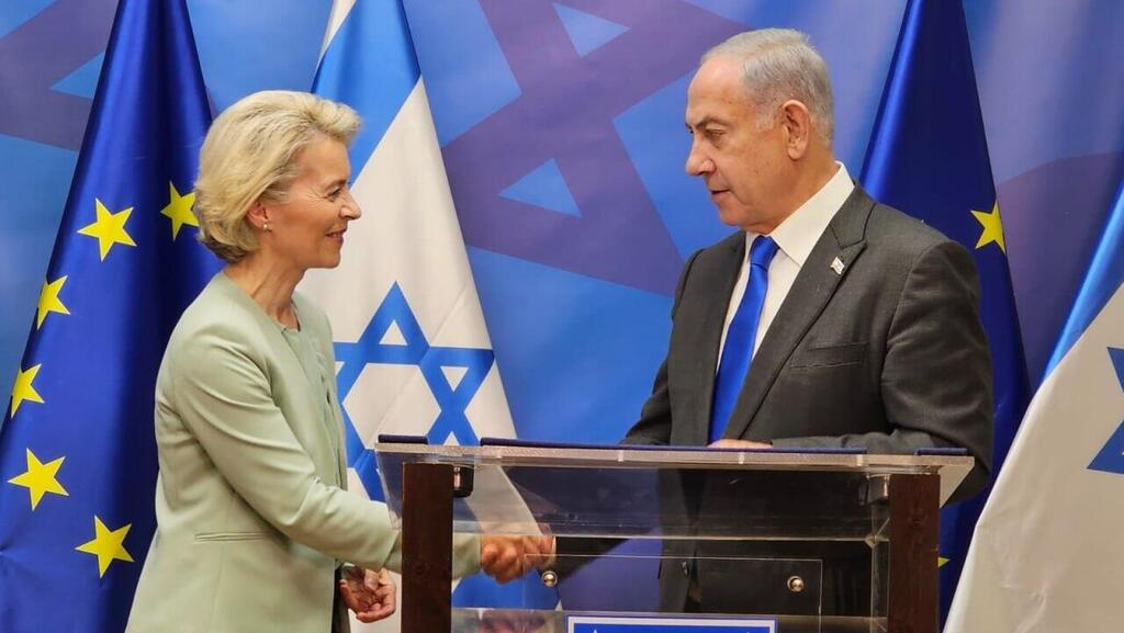 ראש הממשלה בנימין נתניהו נפגש עם נשיאת האיחוד האירופי אורסולה פון דר ליין