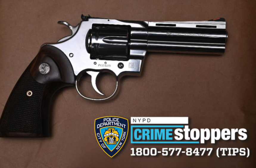 An image of a revolver reportedly used by Shane Devon Tamura.