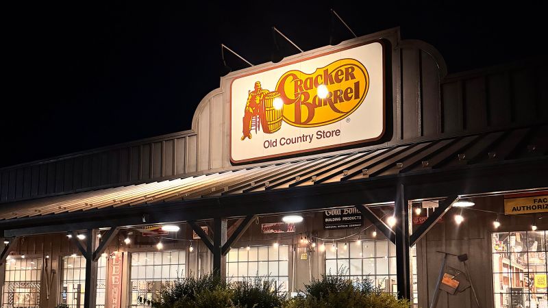 Cracker Barrel says it ‘could’ve done a better job’ with controversial new logo that tanked its stock