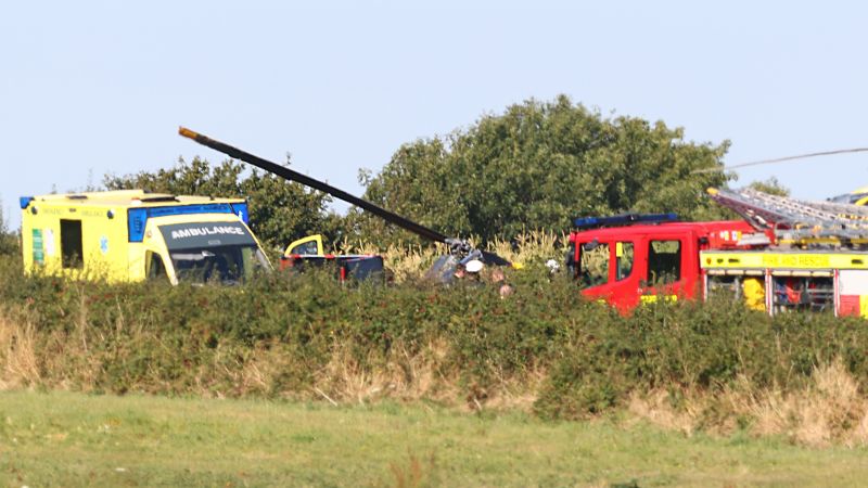Three killed in helicopter crash during flying lesson on UK’s Isle of Wight