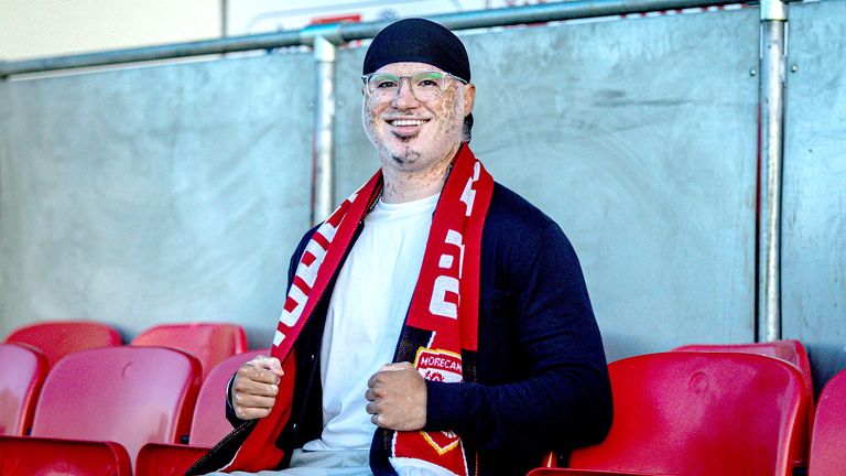 The manager said he was focussed on ensuring the team can 'thrive' this season. Pic: Morecambe FC