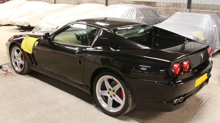 The Ferrari  575 Superamerica. Pic: HMRC