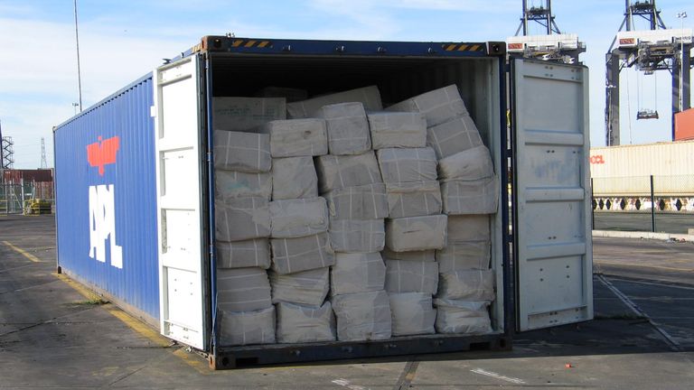 The gang imported and sold counterfeit clothes as part of their illegal scheme. Pic: HMRC