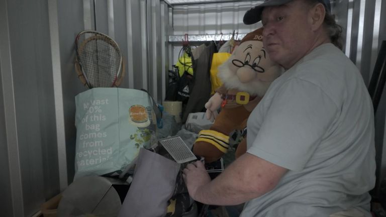 still from Farrell VT on homeless carpenter