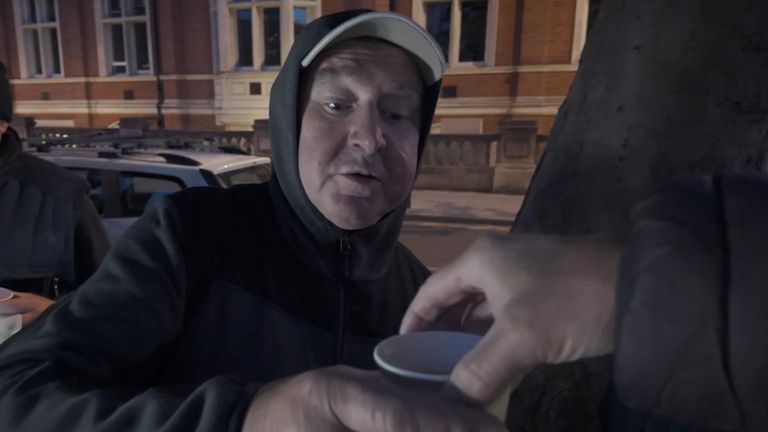 still from Farrell VT on homelessness