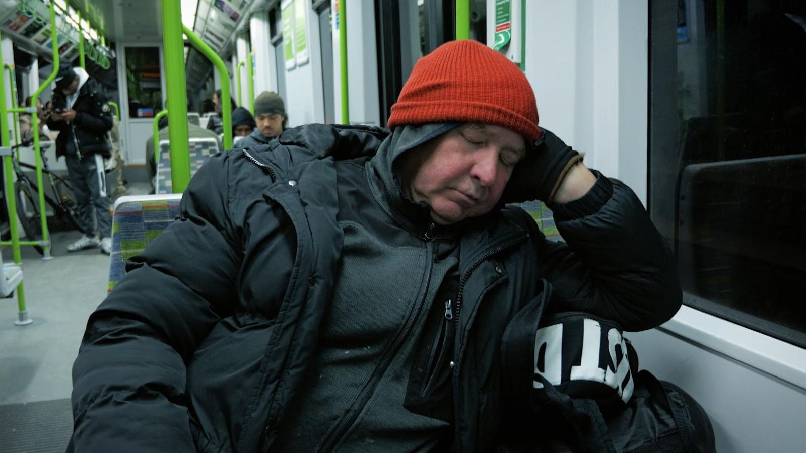 The talented carpenter sleeping on trains - because he can't afford a place to live | UK News