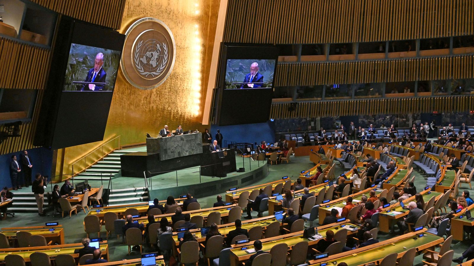 The United Nations holds a general debate in New York every year. Pic: STAR MAX/IPx/AP