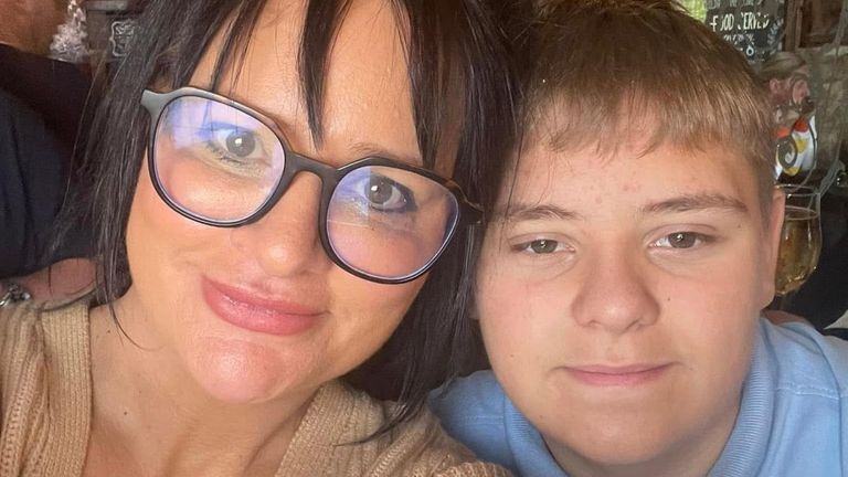 Harvey Willgoose and his mother