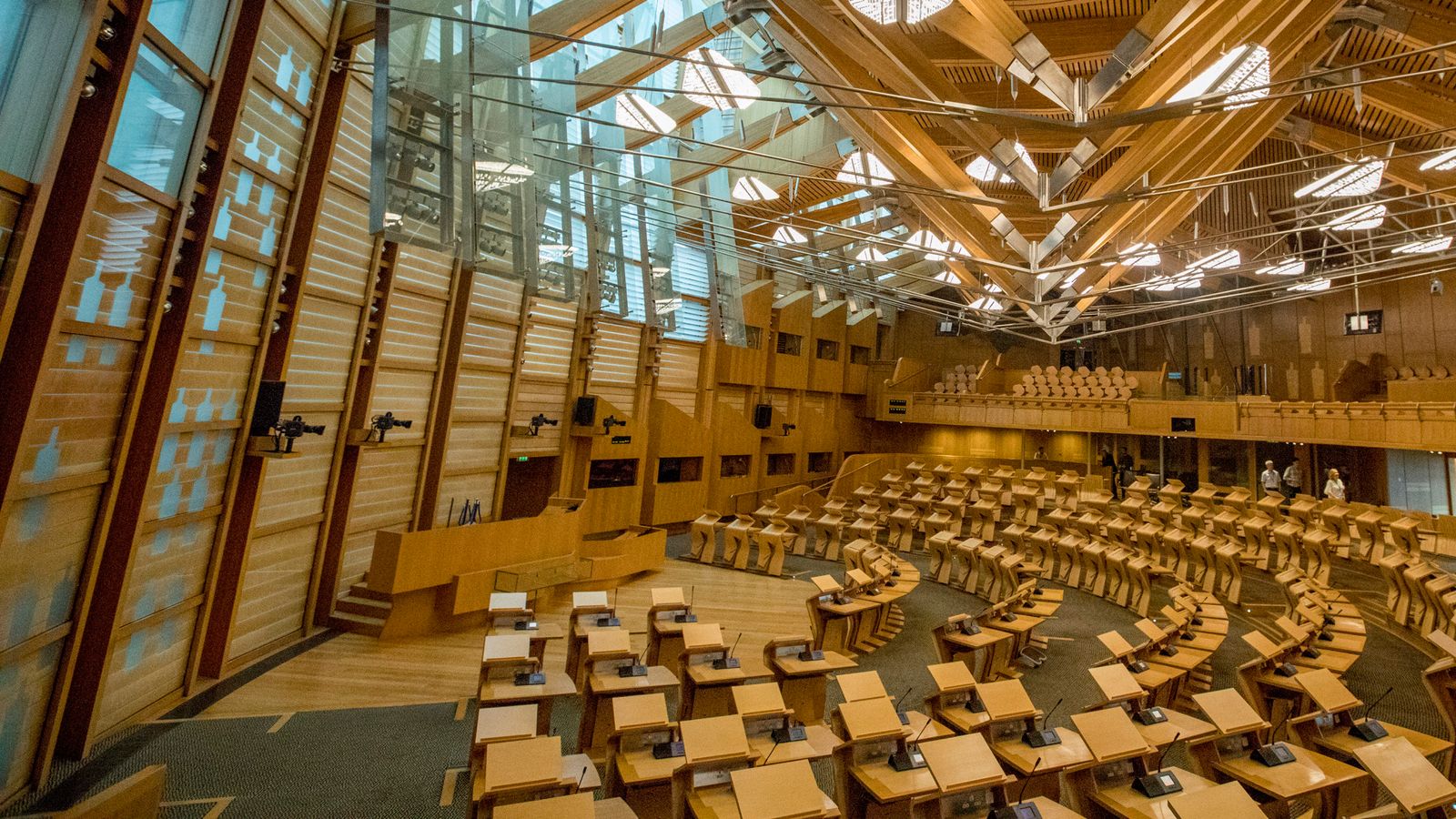 The Scottish parliament chamber. Pic: Katielee Arrowsmith/Scottish parliament