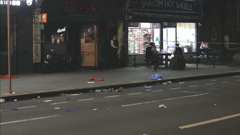 Indian Aroma in Ilford after the fire. Pic: UK News and Pictures