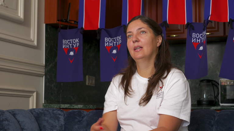 Irina Kobeleva, director of Vostok Intur travel's Moscow office